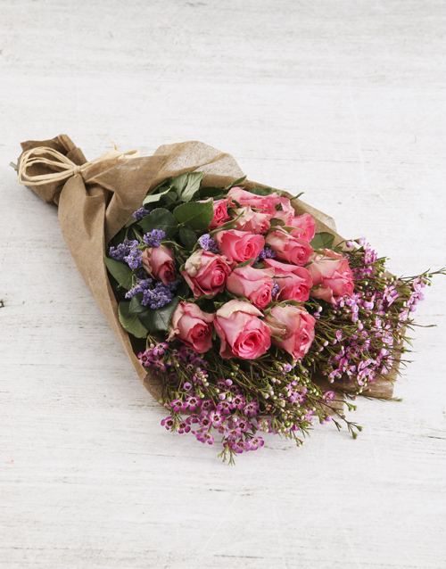 roses Perfect In Pink Rose Bouquet