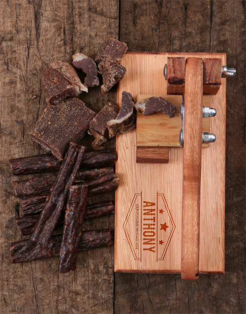 birthday Personalised Biltong Cutter