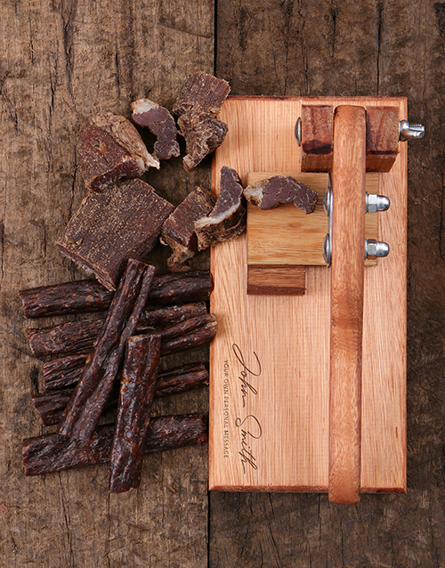 birthday Personalised Signature Biltong Cutter