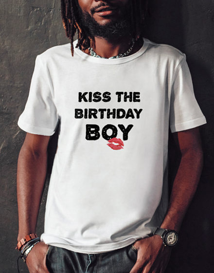 birthday Kiss the Birthday Boy T Shirt