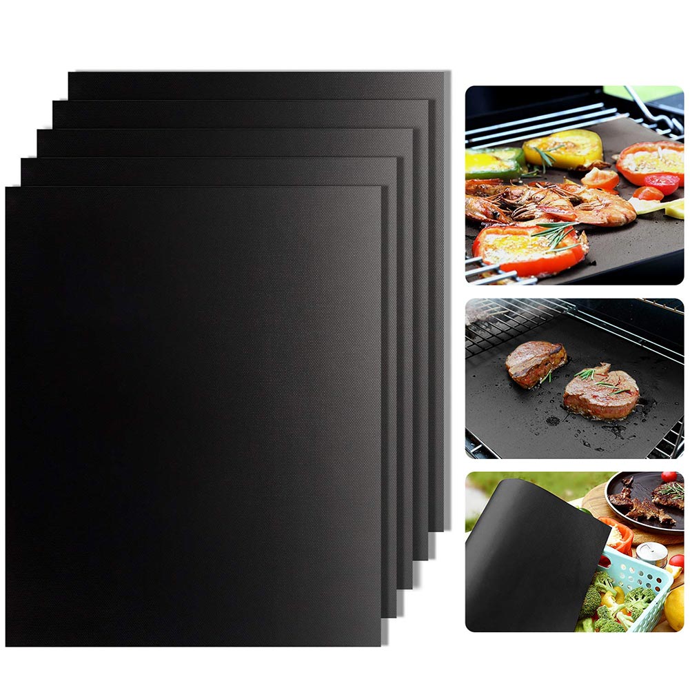 Easy Grillers Braai & Oven Grill Mats - 5 pack (40cm x 33cm x 0.2mm)