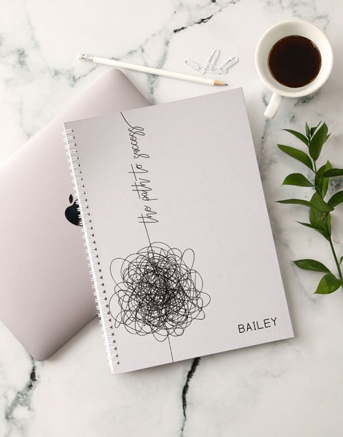 Personalised Path To Success Notebook