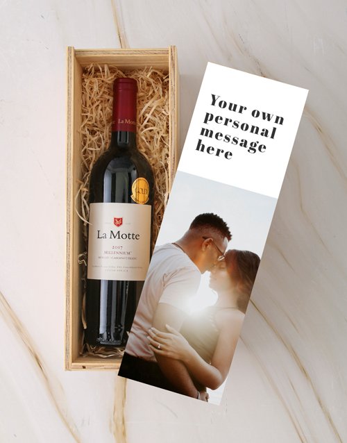 Personalised Photo And Message Wine Crate