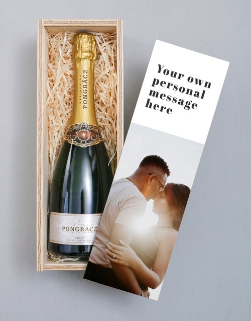 Personalised Photo Champagne Crate