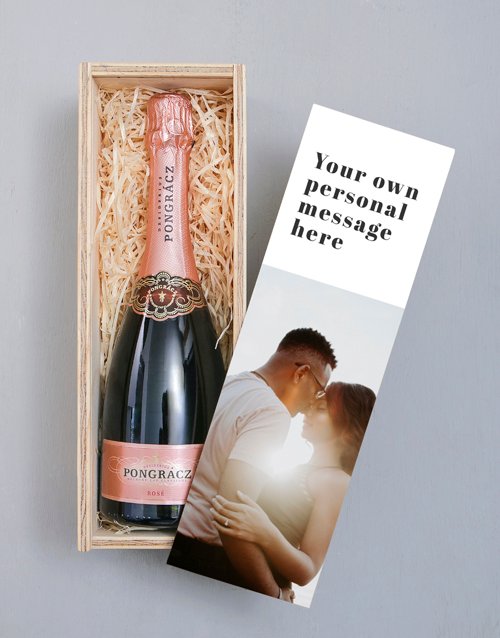 Personalised Message Champagne Crate