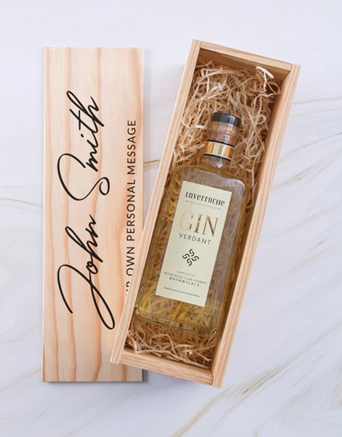 Personalised Inverroche Gin Crate