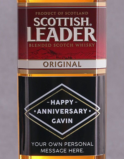 Personalised Anniversary Scottish Leader