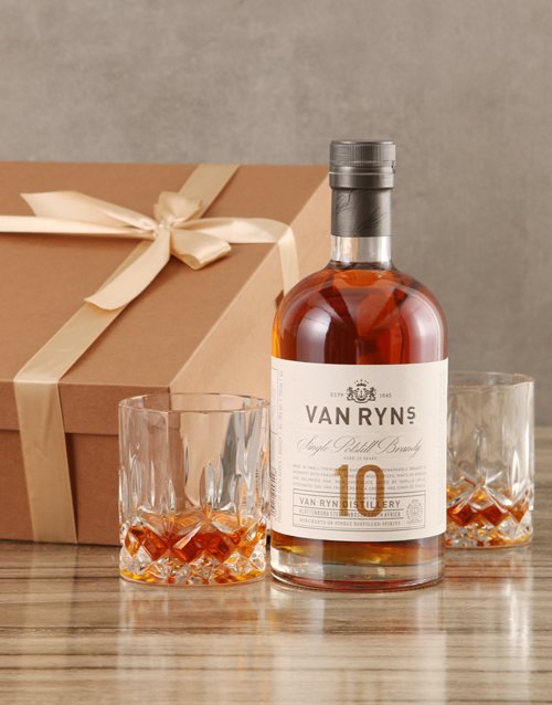 Van Ryns Ten Year Vintage Brandy Set