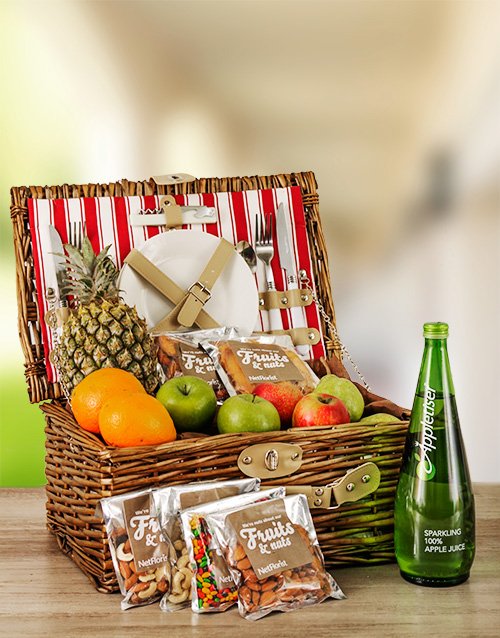 Fruit and Nut Picnic Basket