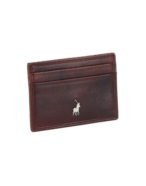 Polo Etosha Money Clip Wallet Brown