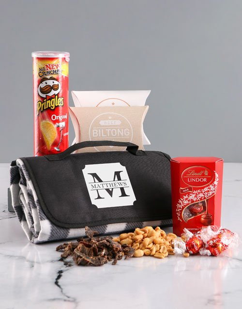 Personalised Classic Monogram Picnic Blanket