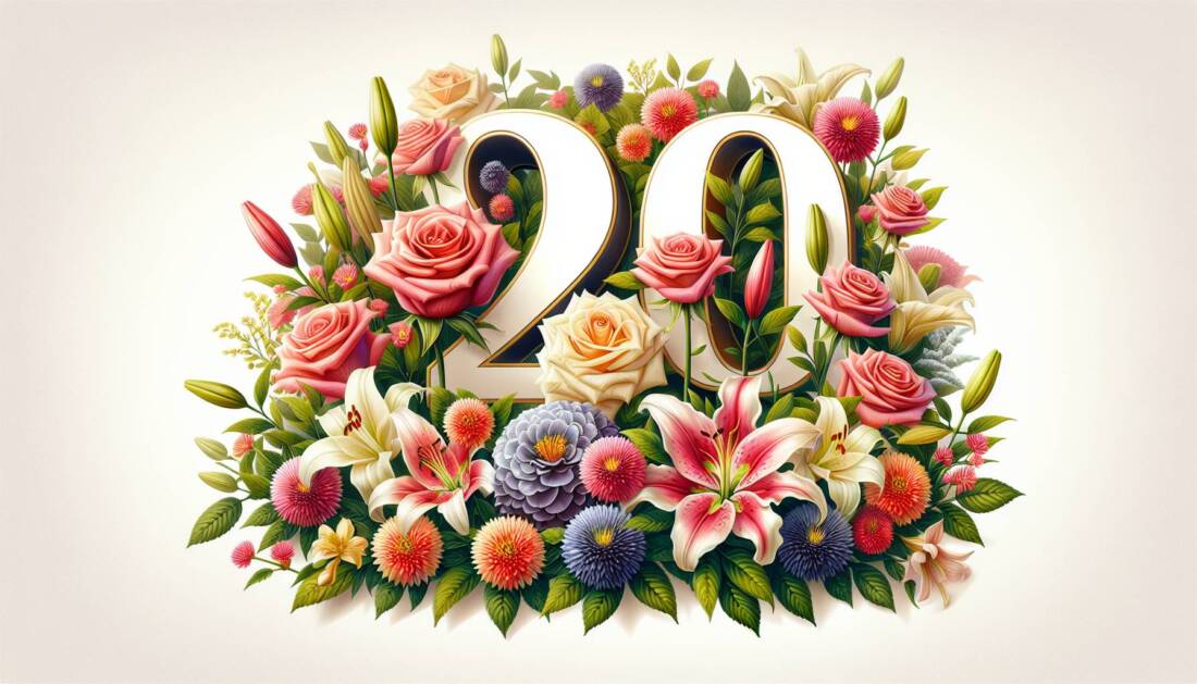 2024‘s Best Flowers For 20th Anniversary Celebrations