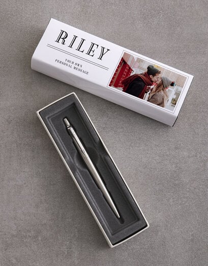 Personalised Message Parker Pen Gift Set