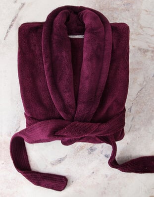 Personalised Purple Gown and Pamper Set