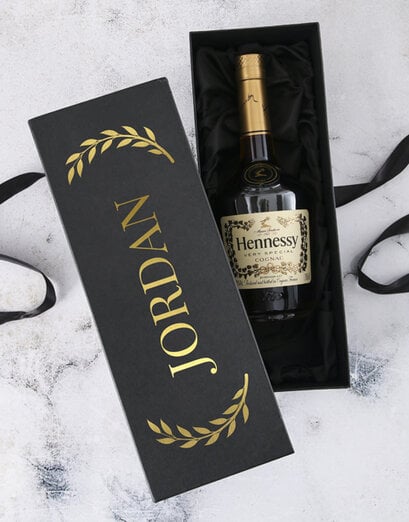 Personalised Name Hennessy VS Gift Box — cognac gift set Father's Day