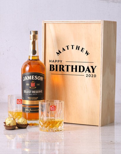 Personalised Special Day Whiskey Crate
