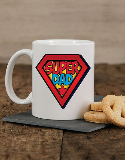 Personalised Super Dad Mug