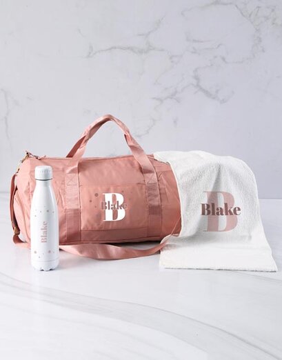 Personalised Fitness Bunny Gym Set