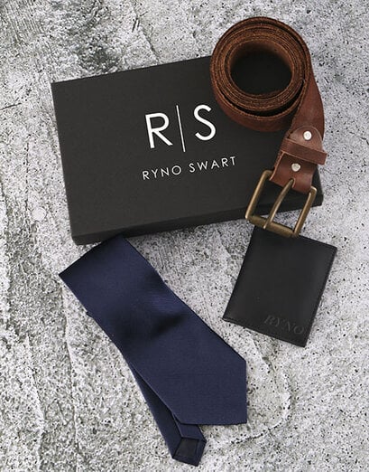 Personalised Stylish Wallet Gift Set — Father's Day personalised gift SA