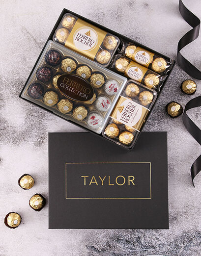 Personalised Name Frame Ferrero Gift Box