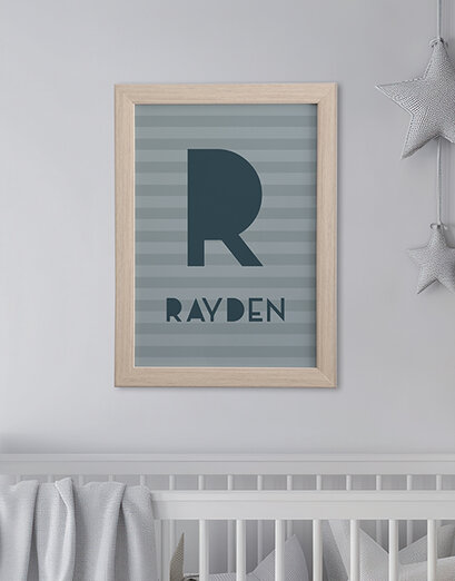 Personalised Forest Wall Art Nursery Set