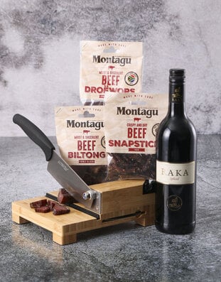 Ultratec Biltong Slicer And Wine Crate — Father's Day biltong gift set SA