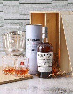 BenRiach 12 Year Whisky Gift Crate — Father's Day whisky gift South Africa
