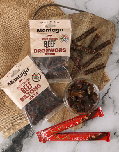 Biltong and Chocs Treat Box