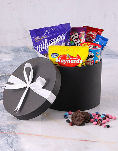 Green Bucket of Sweet Treats